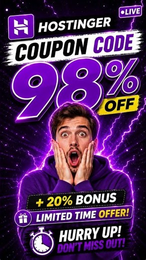 How to buy hosting from hostinger. 20% coupon code #shorts #hostingercoupon