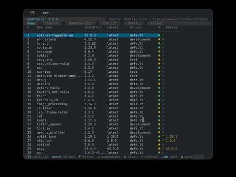 Master Your Ruby Dependencies in Seconds with GemTracker 1.2.6