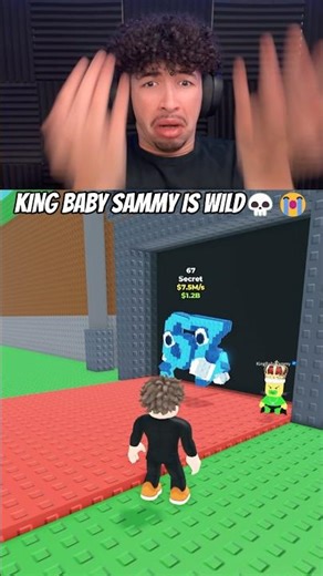 KING BABY SAMMY IS WILD💀😭#roblox #stealabrainrot