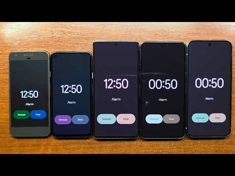 Pixel vs Pixel 4a vs Pixel 7 Pro vs Pixel 8 Pro vs Pixel 9 ProXL Countdown Timer & Alarm Clock Alert