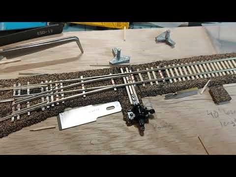 Caboose ground throw on hand laid code 55