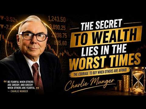 Charlie Munger: The Secret to Wealth Lies in the Worst Times | The Courage to Buy When Others Afraid