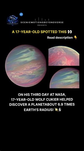 A 17-Year-Old Spotted This Planet on Day 3 at NASA 👀🪐