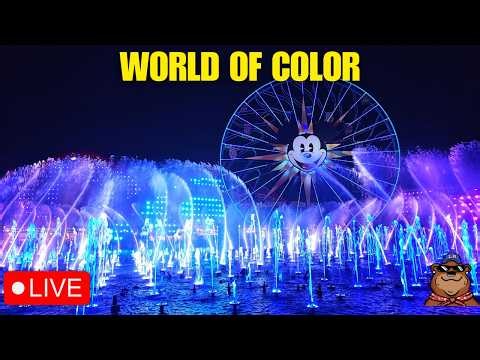 🔴 Live: World of Color Wednesday Stream at Disneyland! 9pm & 10:15pm and Rides - 10/07/26