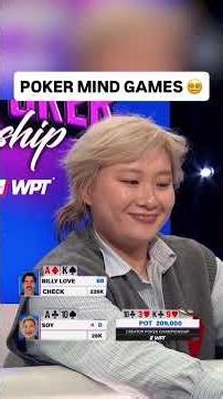 CRAZY POKER MIND GAMES at Creator Poker Championship 😵‍💫 #wpt #poker #shorts