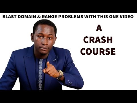 The Only Domain & Range Of A Function Revision Video You Will Ever Need