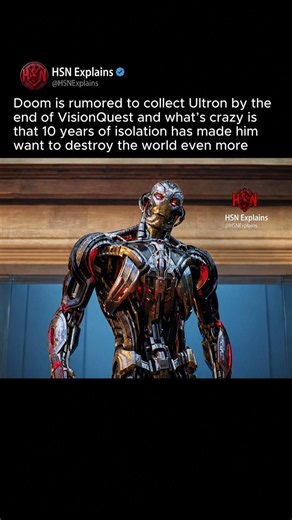Ultron in Doomsday?! VISION QUEST TRAILER #avengersdoomsday #marvel