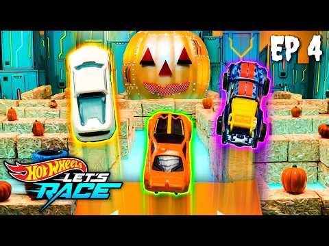 🎃 The Amazing Pumpkin Maze! | Hot Wheels Let’s Race: Short Laps | Episode 4 | Hot Wheels