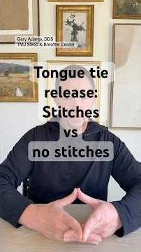 Tongue Tie Release: The FINAL Word on STITCHES vs NO STITCHES (Healing & Recurrence Risk)