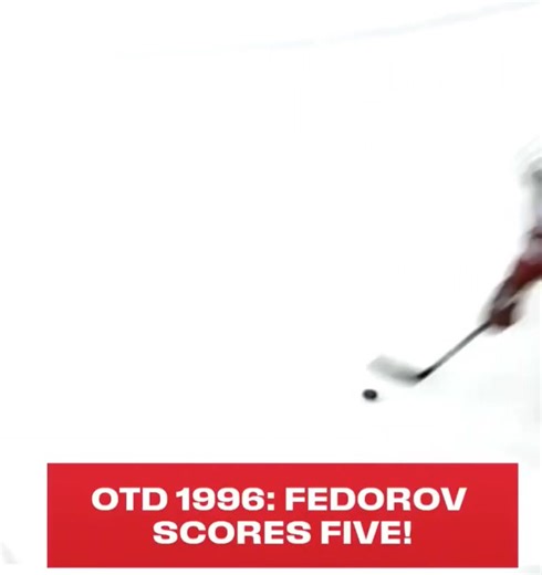 OTD in 1996, the Capitals were on the wrong side of history 🫣 On that day, December 26, 1996, 2 time defending Stanley cup champion Detroit Red Wings forward Sergei Fedorov scored FIVE against the Washington Capitals, including the OT winner, making him the first player in NHL history to score all his team's goals in a game with at least five goals. The Capitals' goalie was the reigning Vezina Trophy winner, Jim Carey. #ALLCAPS | Washington Capitals Loyal Fans