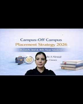 Live Session on Zoom for Placement Strategy 2026!