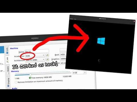 lite 10 on QEMU with Kernel-based Virtual Machine [KVM]