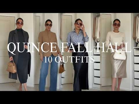 Quince Fall Haul: 10 Chic & Cozy Outfit Ideas (Try-On & Review)