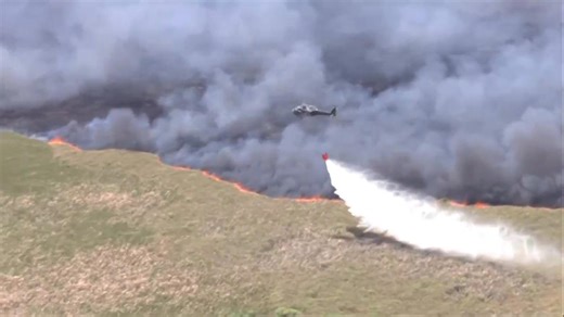 Wildfire burns in South Florida as the state faces one of its worst fire seasons in decades