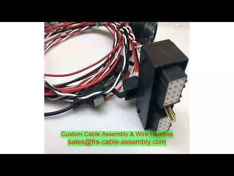 Customized Wire Harness with 2POS IDC in-Line Df1b Connector Charging Coupler Wire Harness