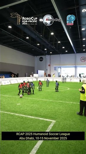 RoboCup Humanoid Soccer League 5-vs-5 | Fully Autonomous Robots at RCAP 2025, Abu Dhabi