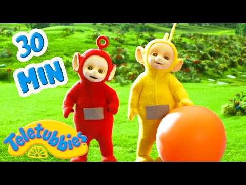 Teletubbies | Rolling Around in the Summer Grass | Tummy Time Fun! | Full Episodes
