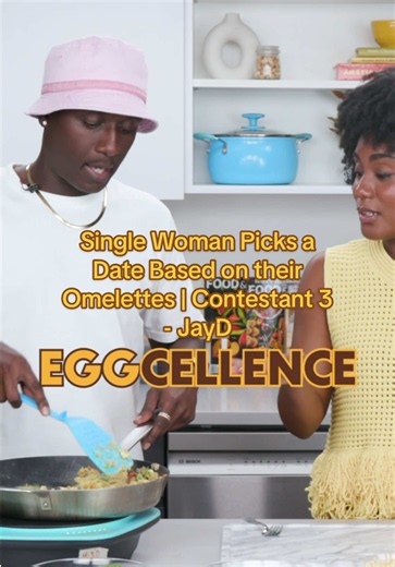 When the rizz is in the recipe but the recipe goes wrong. Let's see how Jay D is going to make it right #SingleWomen #PlateToDate #DatingShow #omelettes #scrambledeggs