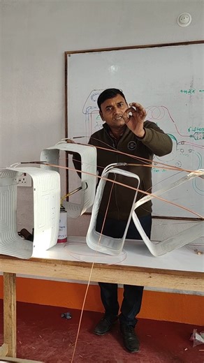 फ्रीजर के अंदर कैपिलरी कितना ब्रेजिंग करें #refrigerator #knowledge #capillary