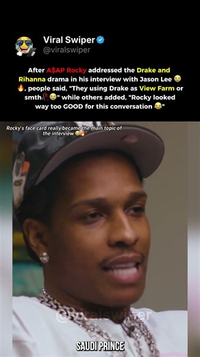A$AP Rocky Addresses the DRAKE and Rihanna Drama 😭🔥 #shorts