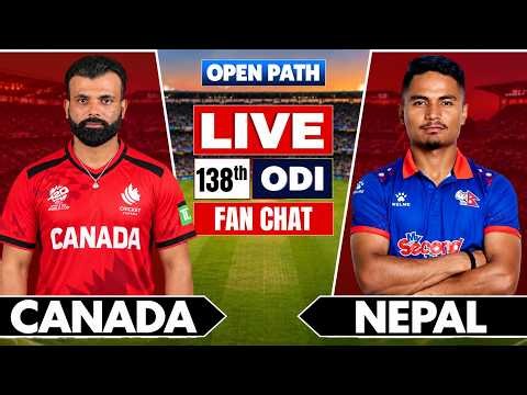🔴Canada vs Nepal | 138th ODI | Live Score and Commentary | CAN vs NEP CWC 2 2023-27