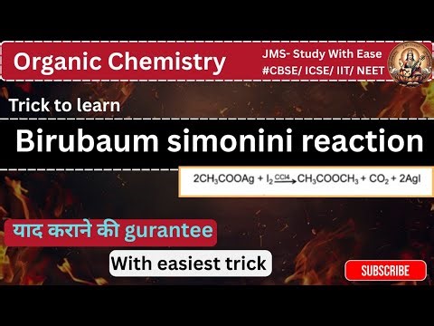 Short trick to learn Birubaum simonini reaction |#chemistry #trending #reaction #neet #cbse 