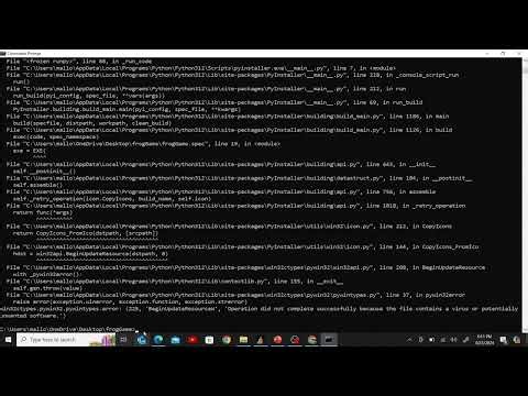 Using Pyinstaller *****IMPORTANT NOTE IN DESCRIPTION BOX*****