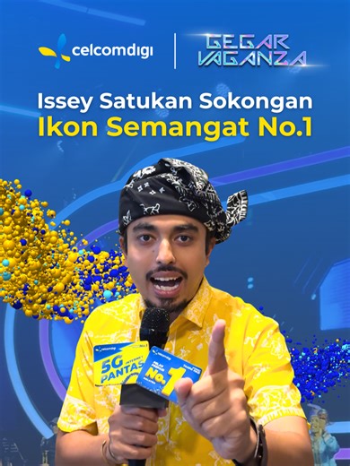 Issey Angkat Budaya Pantai Timur di Gegar Vaganza