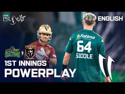 1st Innings Powerplay | Multan Sultans vs Hyderabad Kingsmen | English | M 8 | HBL PSL 11 | MZB1K