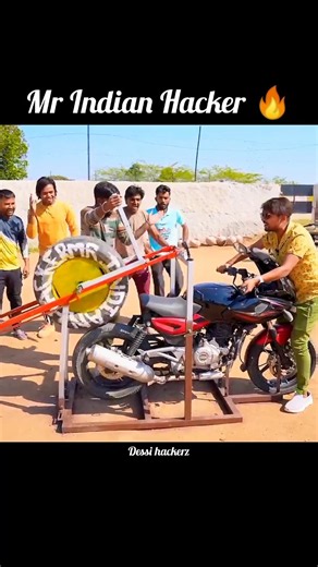 We Build Monster Tyre Launcher - 300 Km/h Speed...🤯 #mrindiahacker #challenge #shorts