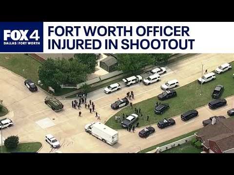 Suspect arrested after injuring Fort Worth officer in shootout