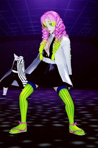 MMD x Demon Slayer - S3x Bomb - #mitsuri #obanai