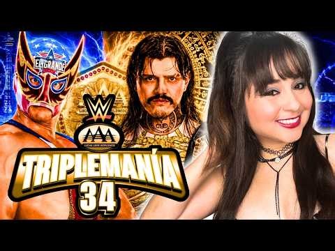 EL GRANDE AMERICANO VS DOMINIK MYSTERIO | AAA TRIPLEMANIA 34 LIVE STREAM