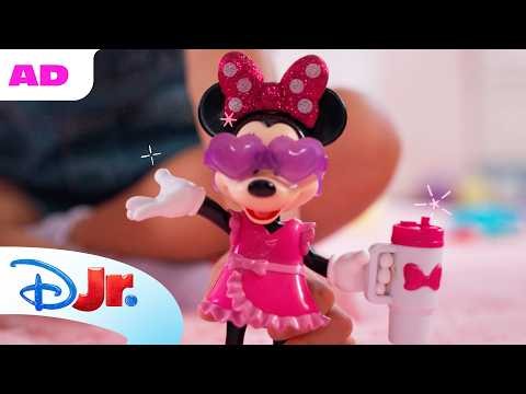 AD | Minnie's Spa Day! 🎀 | The Minnie Grooming Station | Disney Jr.