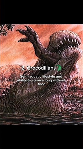 Animals that SURVIVED the dinosaur extinction #prehistoricanimals #fypage