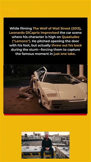 The Injury Behind Leonardo DiCaprio’s Iconic Wolf of Wall Street Scene 🚗💥