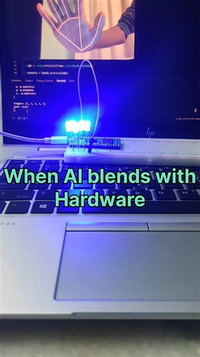 WHEN YOUR HAND WORKS AS A REMOTE Raspberry Pi Pico with AI
