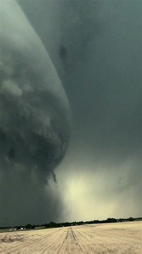 TFW: A colossal storm moves nearly overhead with huge hail and 100mph winds. Who would go inside?