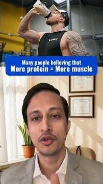 More protein = More Muscles? | Dr Shumayou Dutta