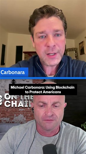Michael Carbonara: “Using blockchain to protect America” #entertainment #fyp #michaelcarbonara