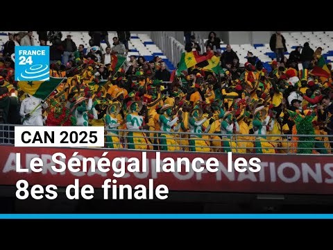 CAN 2025 : favori pour le titre, le Sénégal lance les 8es de finale • FRANCE 24