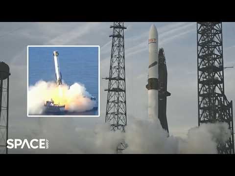 Blastoff! Blue Origin launches reused New Glenn rocket for 1st time, nails landing