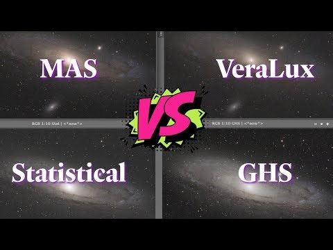 I Tested 4 Stretches on the Same Image - Multiscale vs VeraLux vs GHS vs Statistical