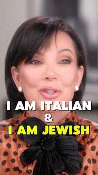 Kris Jenner Finds Out Shes Jewish & Italian #thekardashians #krisjenner #khloekardashian