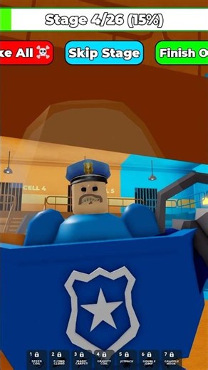 BRO, Can You Escape The ANGRY POLICE GUARDS In Roblox?! 👮‍♂️😱 #roblox #robloxshorts #robloxobby