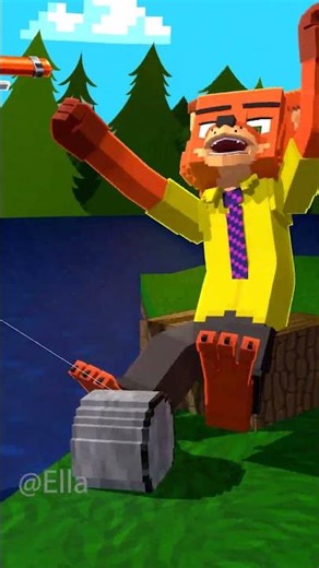 NICK CHOOSE CUTE CAT - JJ, JJ Sister, Mikey Cats - CUTE Story (Zootopia 2) #animation #minecraft