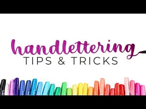 Beginner Handlettering Tips & Tricks for 2026! | How To Hand Letter