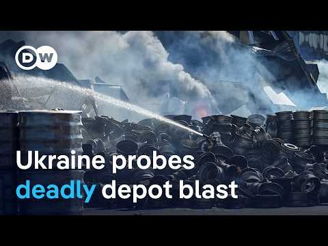 Deadly Kyiv blast raises questions over weapons storage | DW News