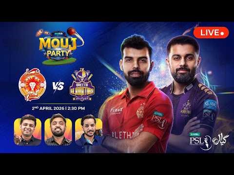 PSL Live: Quetta vs Islamabad 9th T20 Live Match Today | QG vs IU Score & Commentary - Watch Party