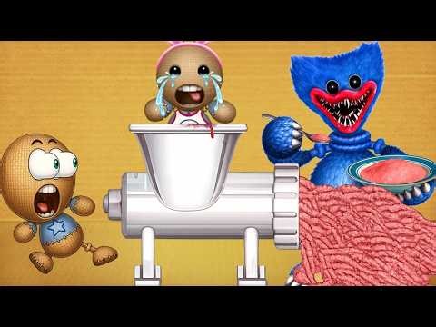The Buddy Vs Grinder Meat Vs Huggy Wuggy | Kick the Buddy
